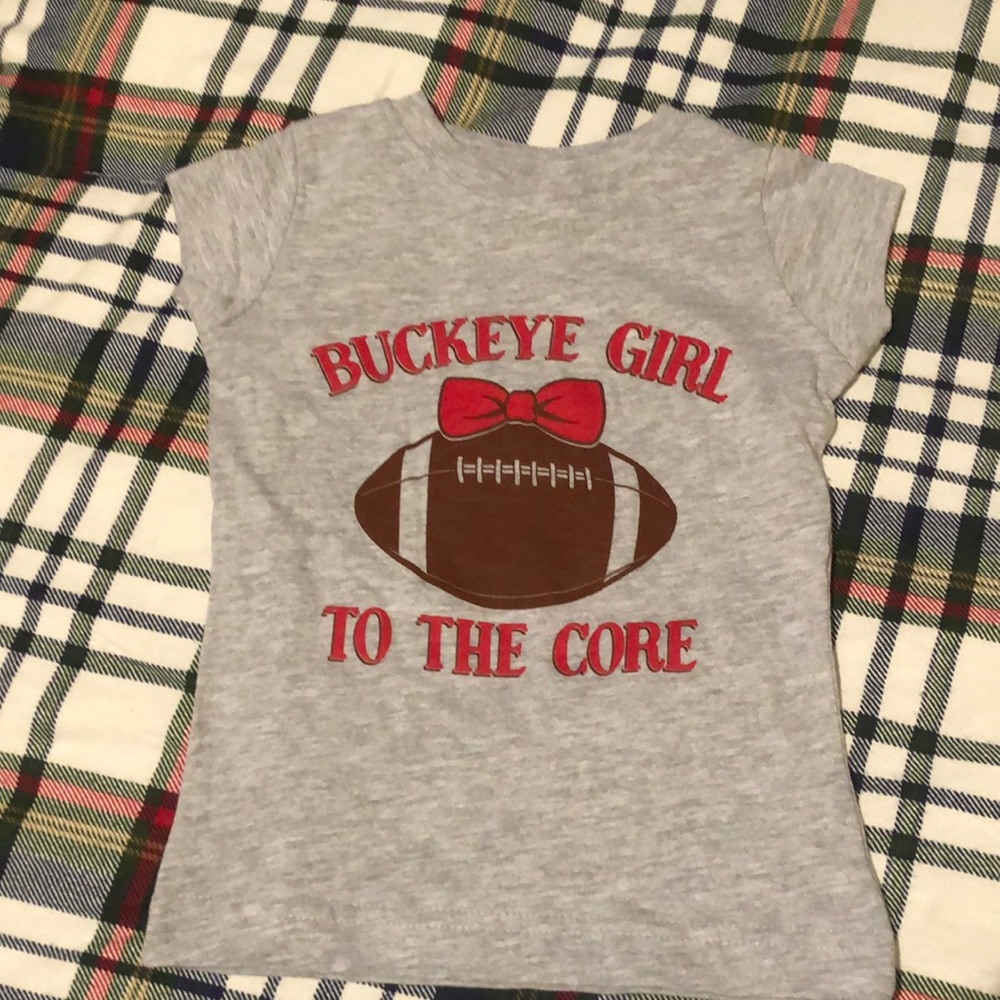 Girls buckeye shirt